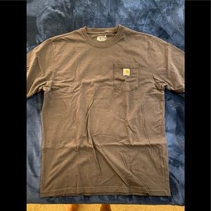 Men’s, large tall black Carhartt T-Shirt.